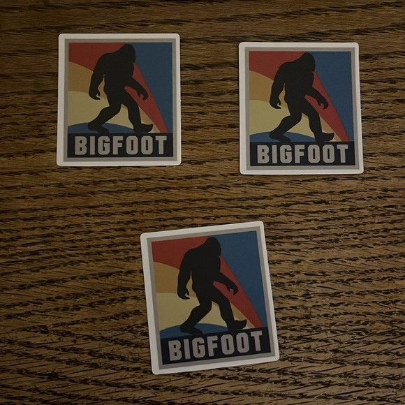 Big Foot I Want to Believe Vinyl Stickers - Picture 2 of 3